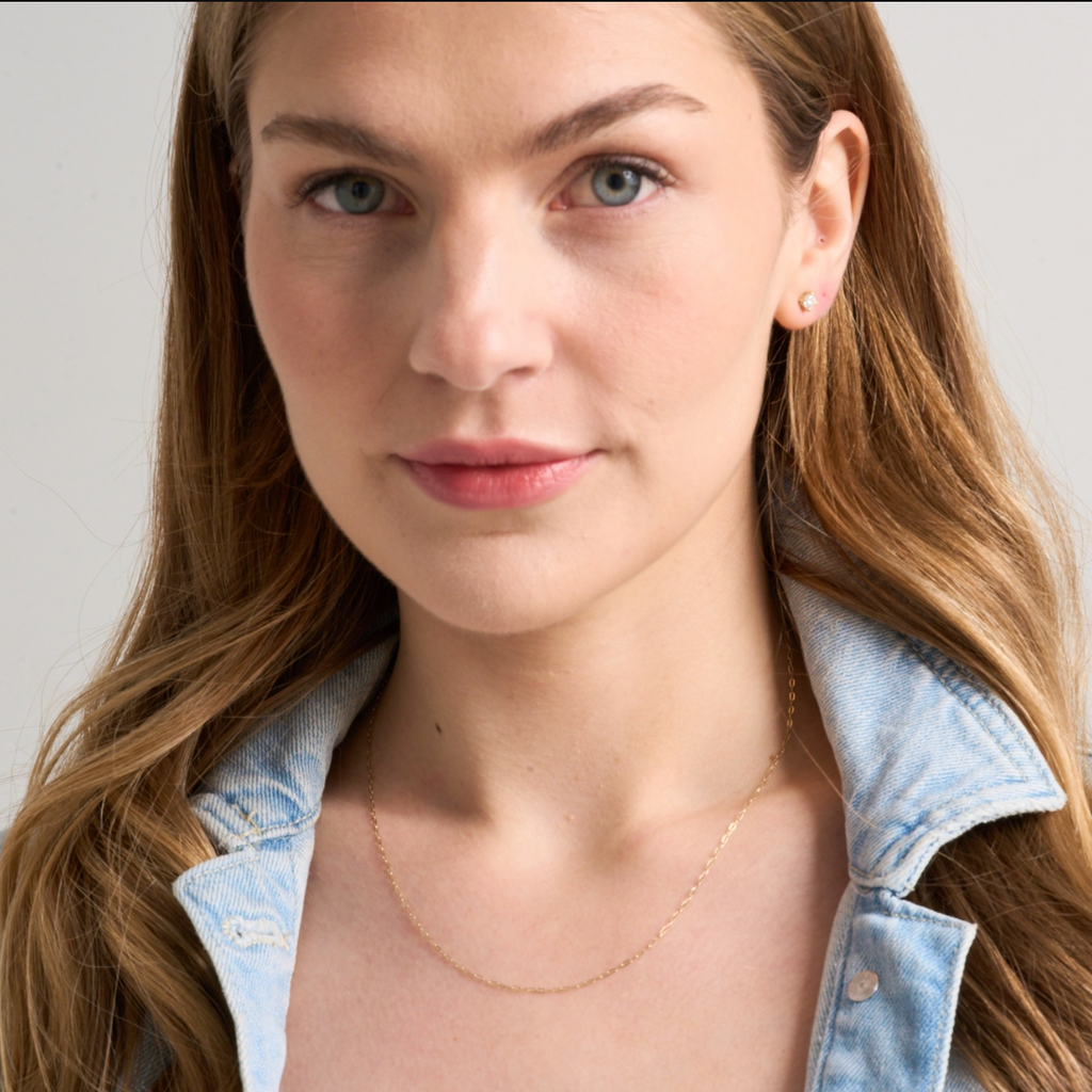 paperclip chain 9ct yellow gold